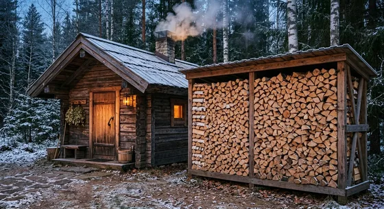 Укладка дров в Химках, улица Заречная, 47